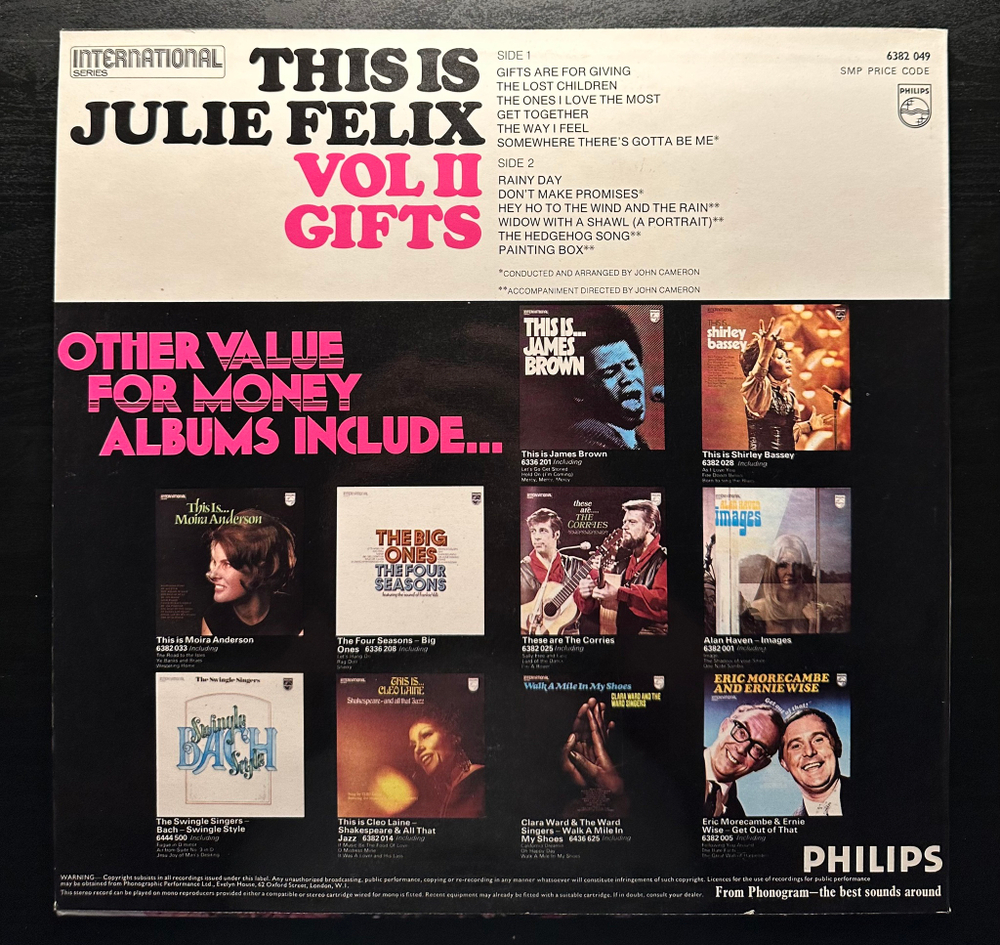 Julie Felix - This Is Julie Felix - Vol II Gifts (Англия)