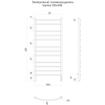 Электрический полотенцесушитель Ravak Septima 50x120 X04000083724 ТЭН справа Хром