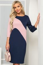 Платье "Ингрид" (пинк энд блю) П4928 LT Collection