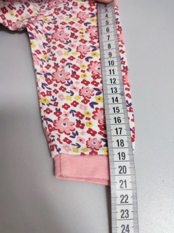 Слип с цветочками на 3-6 месяцев