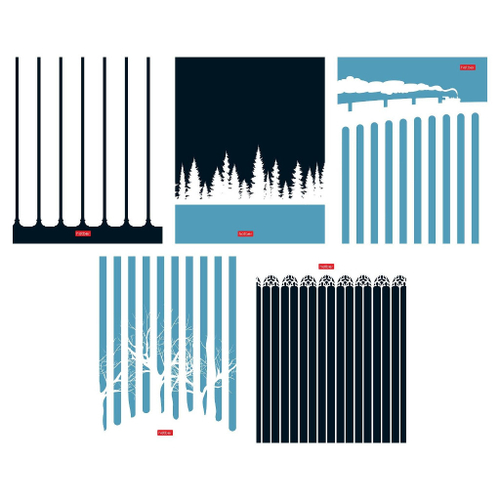 Тетрадь 80 л. клетка  пластиковая обложка ХАТБЕР  Разные вертикали