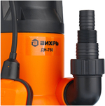 Поверхностный насос дренажный насос ВИХРЬ ДН-750 (750 Вт) черный