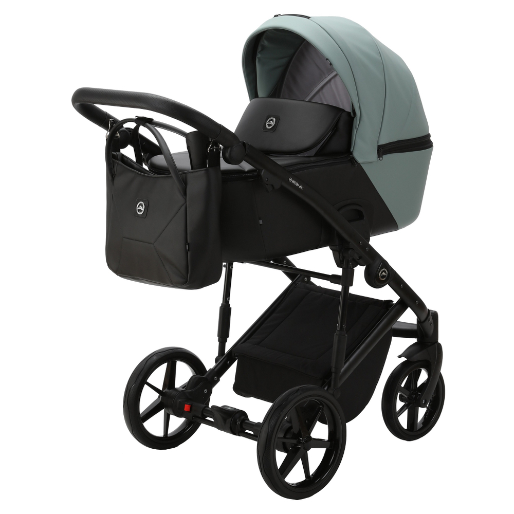 Детская универсальная коляска Adamex MOBI Deluxe SD-14 (2в1) 100% экокожа