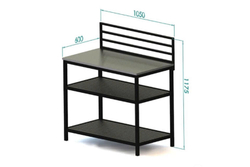 Модуль уличной кухни из алюминия БЕЙС (консоль открытая)