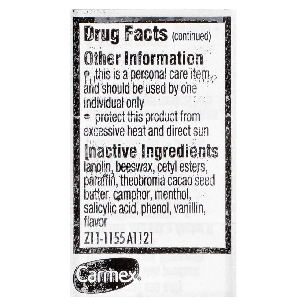 Carmex, классический бальзам для губ, лечебный, 7,5 г (0,25 унции)