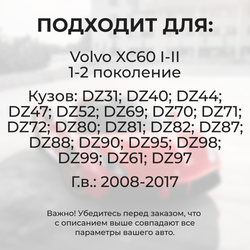 Ремкомплект (втулки) петель дверей Volvo XC60 (I-II) (4 петли, RPD4-4) 2008–2017