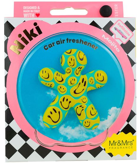 Мохито, ароматизатор для автомобиля NIKI SMILE MOJITO, Mr&Mrs Fragrance