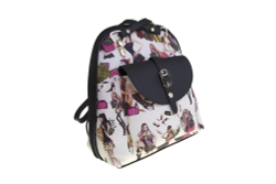 Средний стильный женский повседневный рюкзак с рисунком из экокожи Dublecity 4698-6