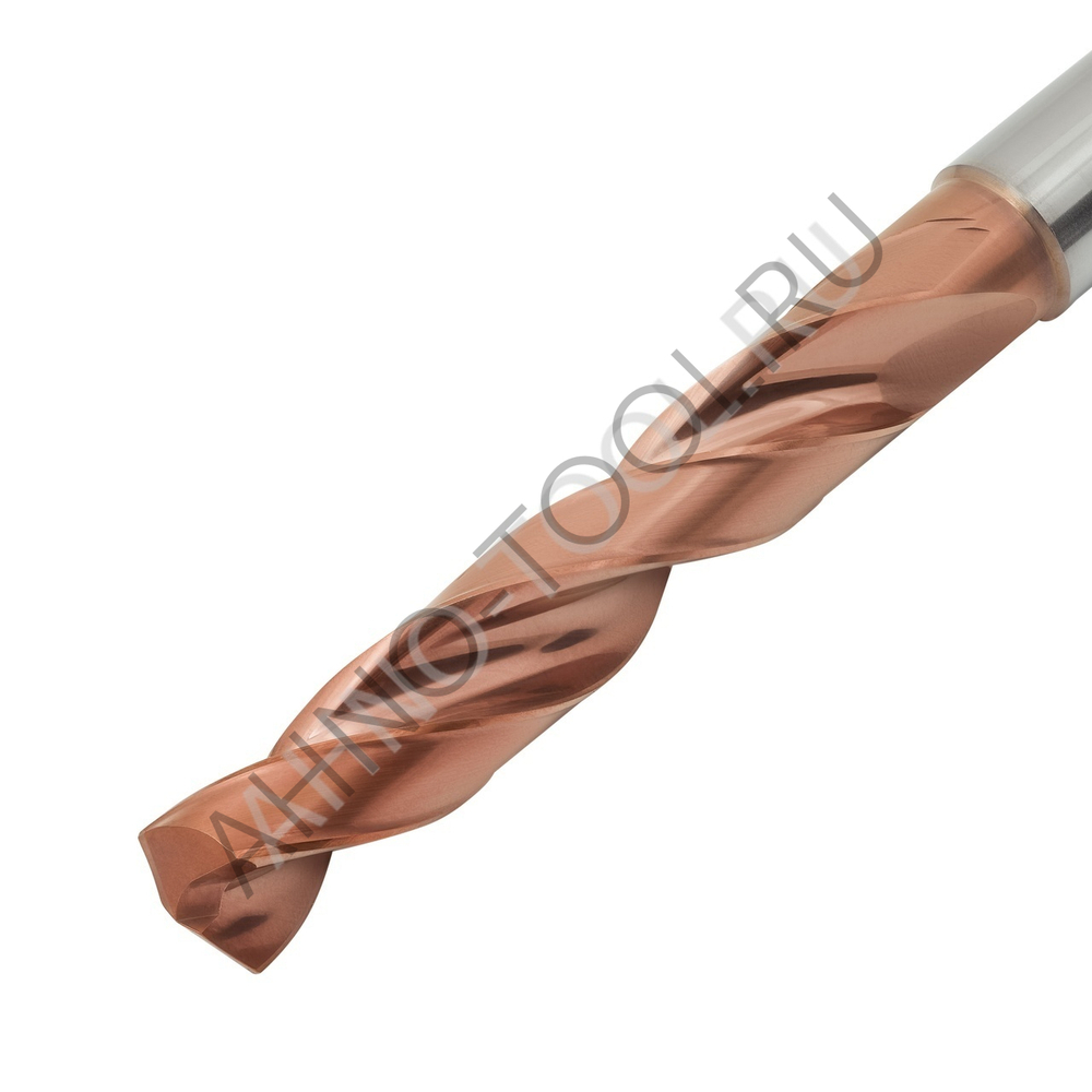 Сверло 10.1мм  твердосплавное 5D без подвода СОЖ. SP-X800051010 VHM AHNO по стали, чугуну, нерж. и ж