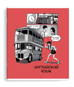 Тетрадь предмет. А5+ 48л. клетка "Аниме" Английский язык (Феникс+)