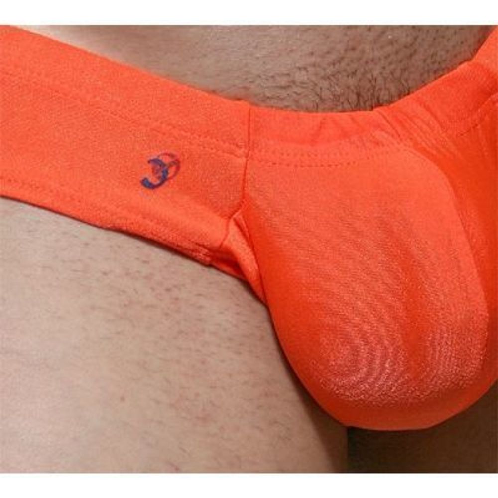 Мужские трусы хипсы желтые Joe Snyder Orange Trunk