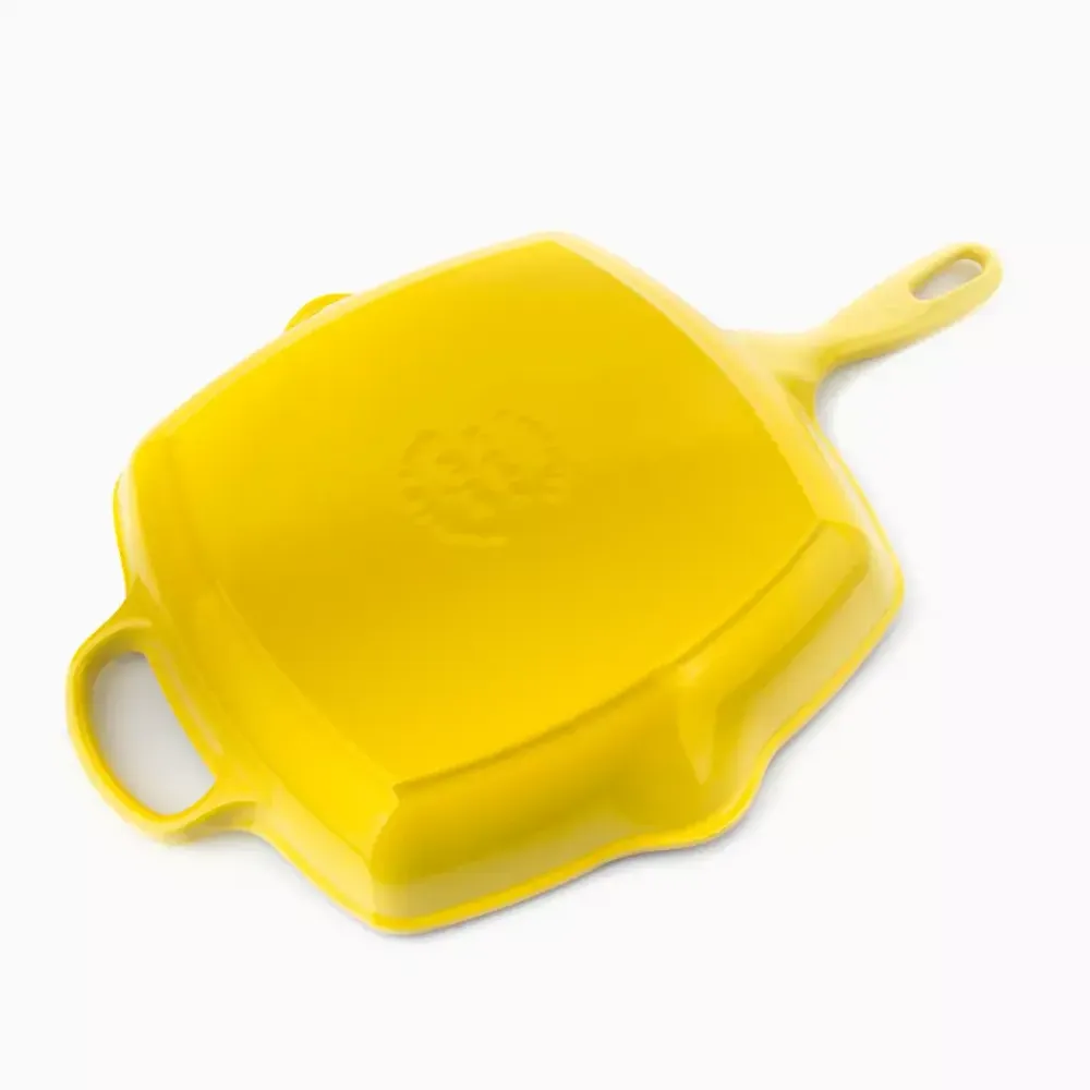 Чугунная сковорода-гриль Le Creuset, 26 см, Желтая - 2