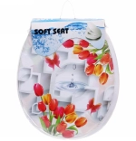 Сиденье для унитаза 36х42"Тюльпаны»