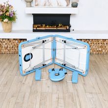Массажный стол DFC NIRVANA Elegant, 186 x 70 см, голубой