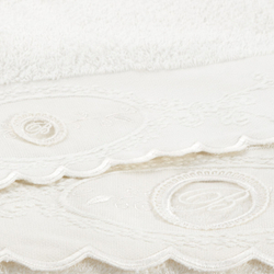 Набор полотенец 2 шт Blumarine Anjelica белый Италия