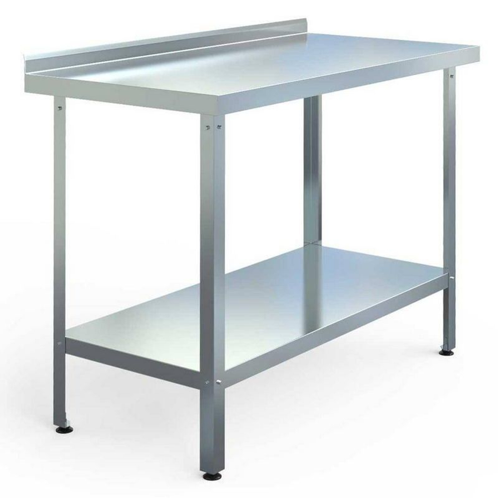 Стол с бортом, сплошная полка СПБ (пс) -15-7