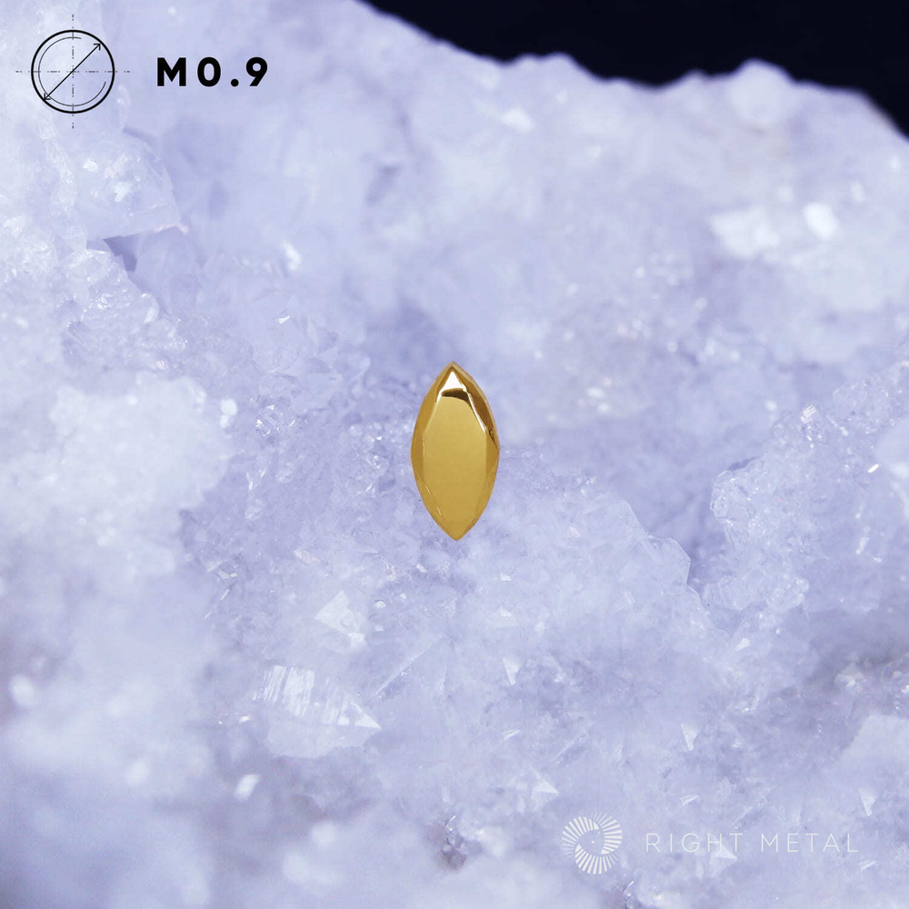 1K Marquise Edge PVD Yellow