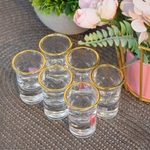 Набор стопок 6шт 12мл "Золотой край", 302/00