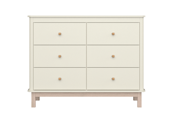 Комод Ellipse Classic 6 ящиков Молочный