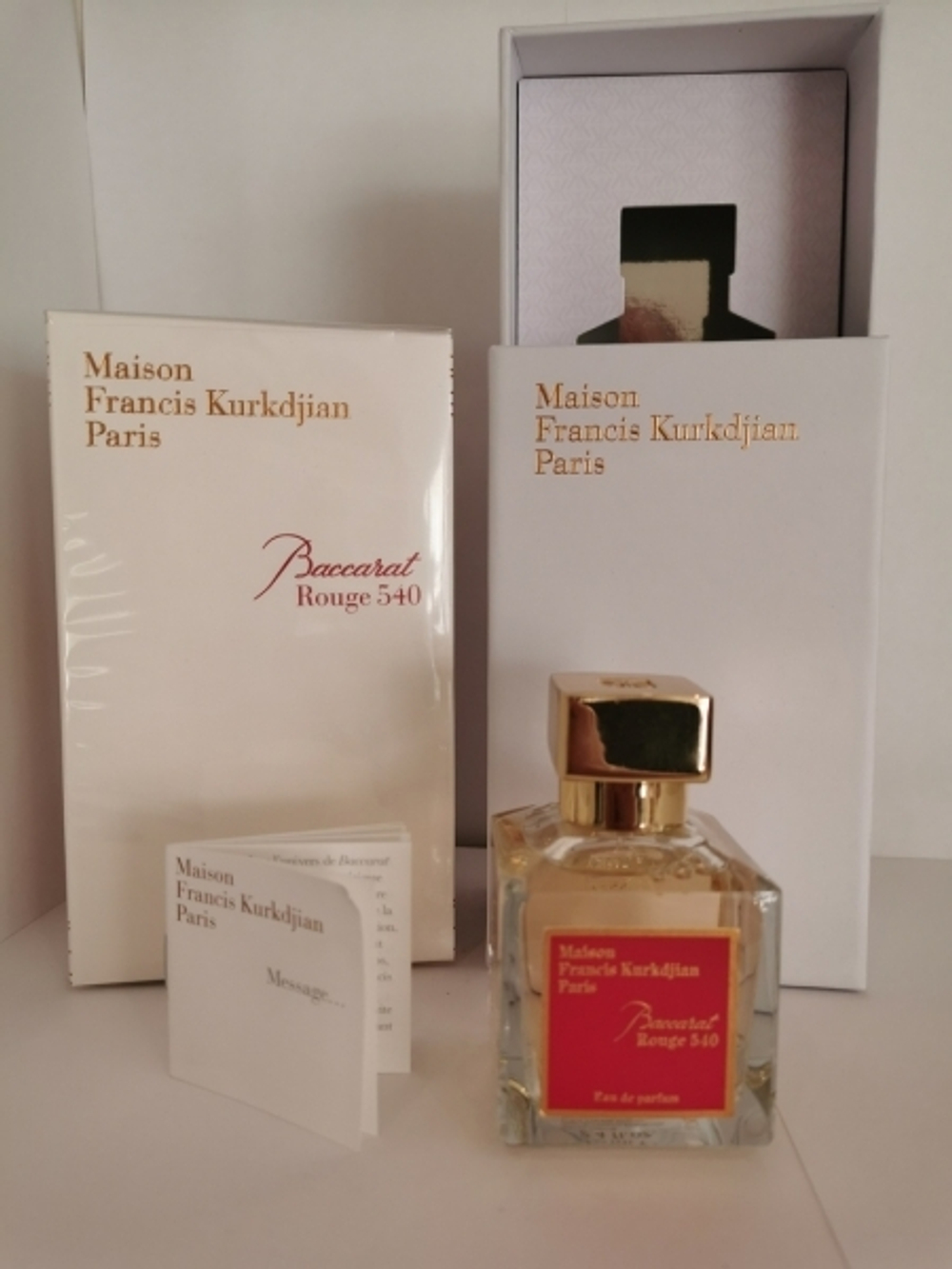 Maison Francis Kurkdjian Paris Baccarat Rouge 540