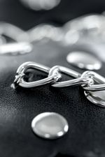 Черные пэстис с цепочкой Theatre (Цвет: черный с серебристым)