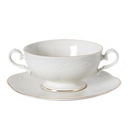 Бульонная пара 280 мл d 11,8 см h6 см Gold Aristocrat Noble [1]