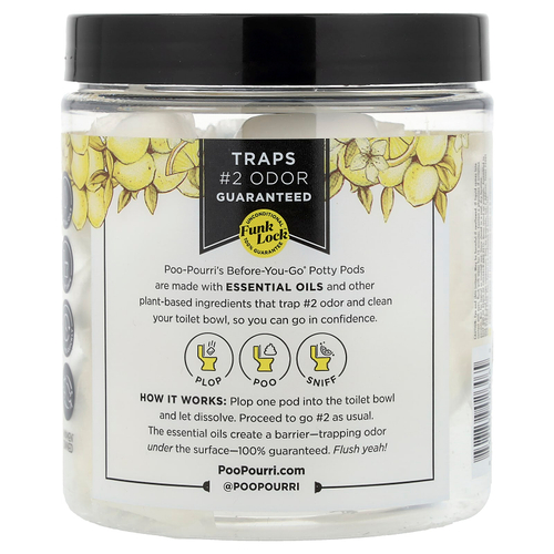Poo-Pourri, капсулы для унитаза Before-You-Go®, классический цитрус, 20 капсул, 230 г