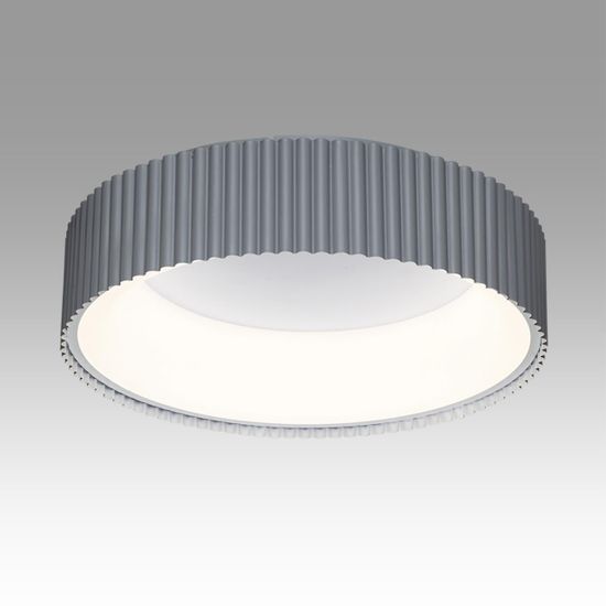 7713/56L AVRA LED SN 033 Светильник металл/акрил/белый/серый LED 56Вт 3000-6500К D460 IP20 пульт ДУ SHARMEL