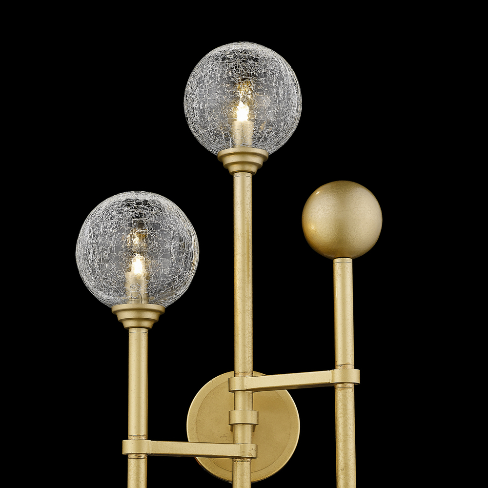 Настенный светильник Fluxus 3 gold