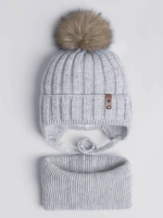 Шапка детская зимняя и снуд