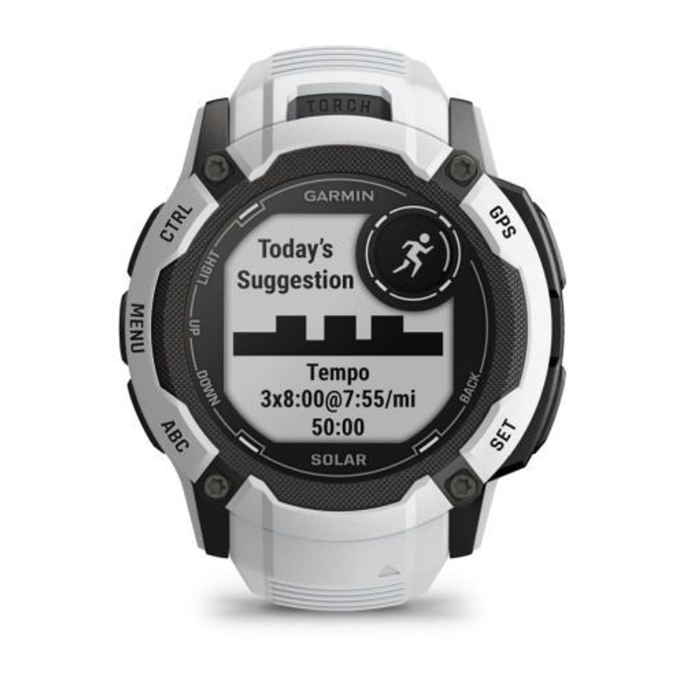 Смарт-часы Garmin INSTINCT 2X Solar белый, 010-02805-04