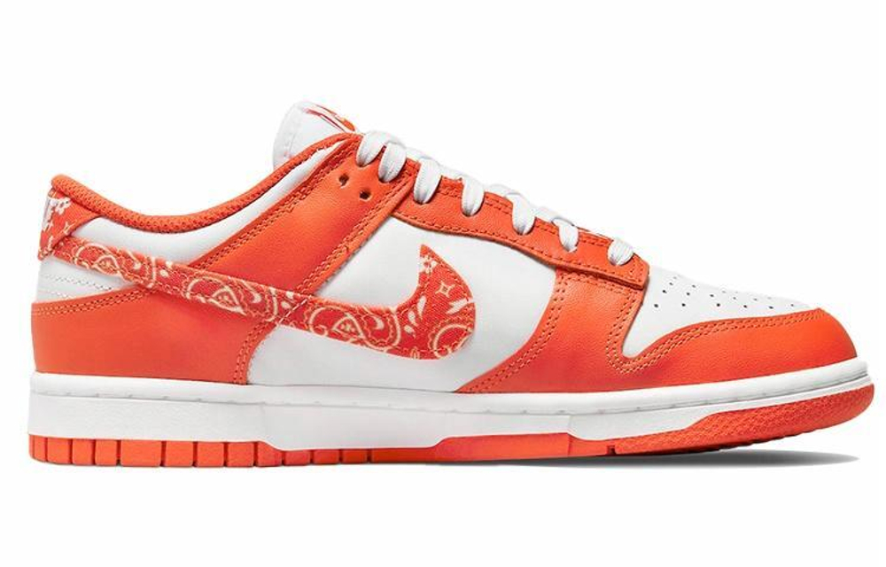 Кроссовки Nike Dunk Low Ess "Orange Paisley" (Женская размерная сетка)
