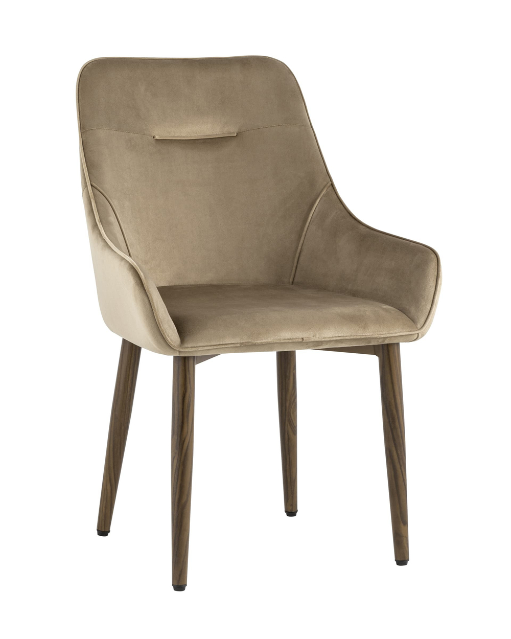 Стул Диана велюр бежевый