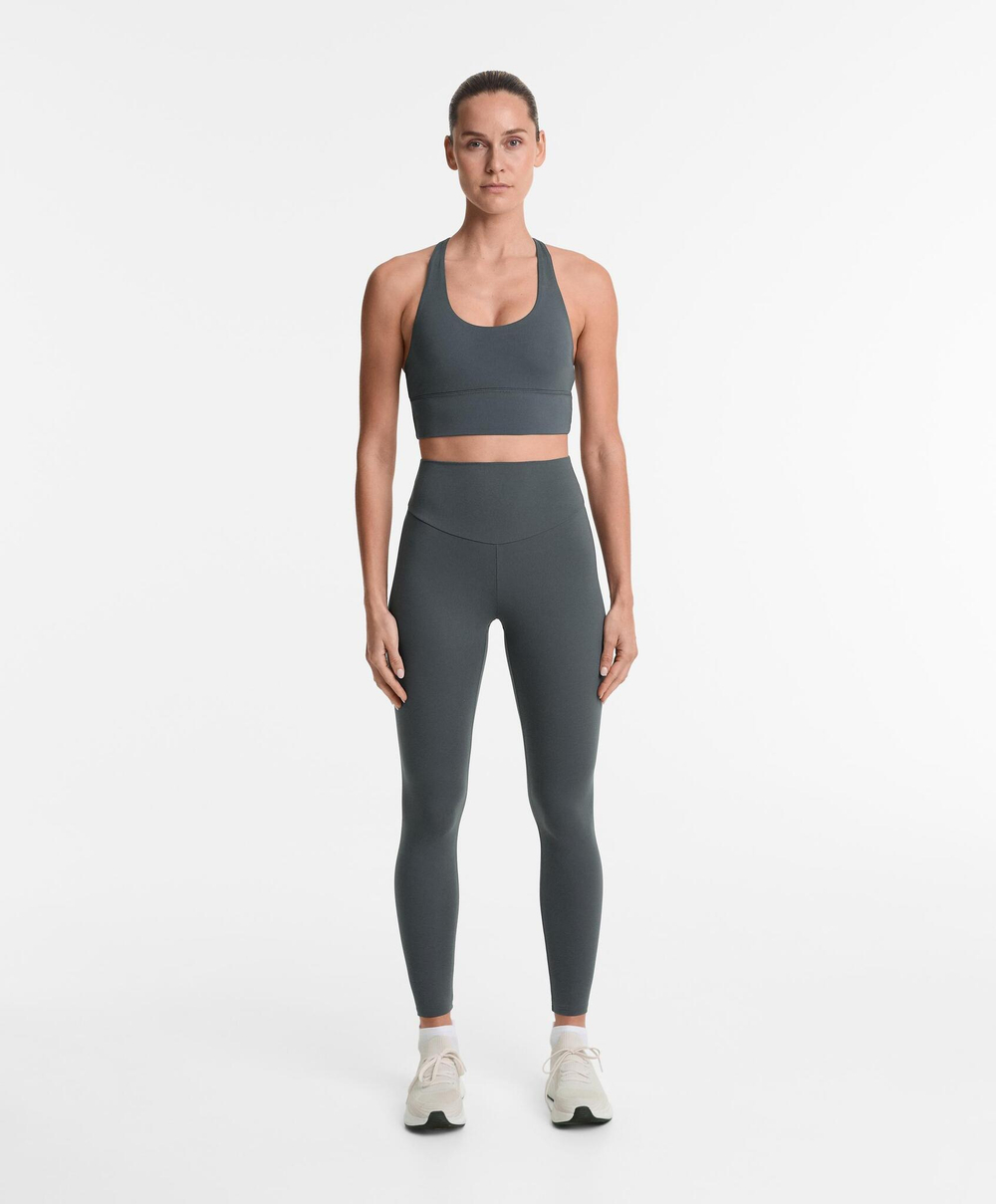 OYSHO Легинсы Comfortlux длиной до щиколотки с высокой посадкой, масляно-синий