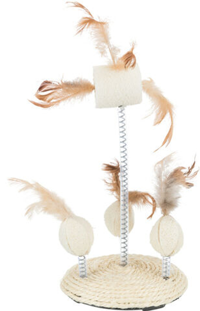 Игрушка для кошки, сизаль/перья, 30 см, Trixie