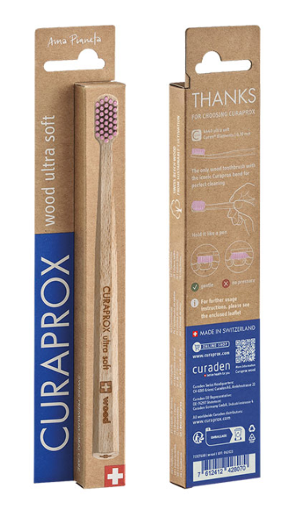 Зубная щетка Curaprox CS Wood