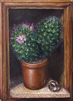 Картина "Айва", натюрморт. 30 см на 30 см. Акрил на картоне. Авторская живопись, оригинал.