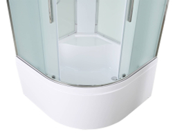 Душевая кабина AvaCan (АваКан) EM5090LED с высоким поддоном, с ГМ, с электрикой и LED освещением, 90х90х220