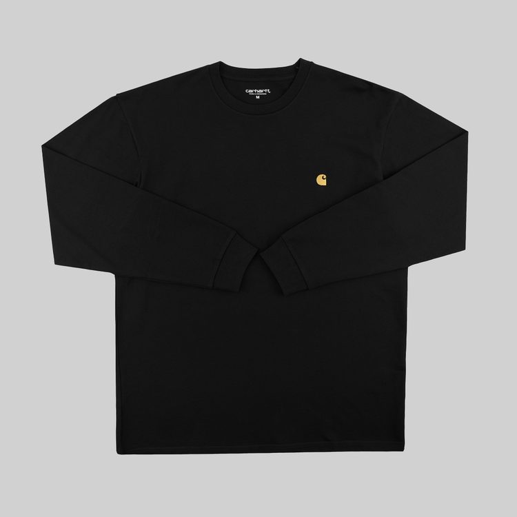 Лонгслив мужской Carhartt WIP Chase артикул:I026392_black - купить в магазине Дайс