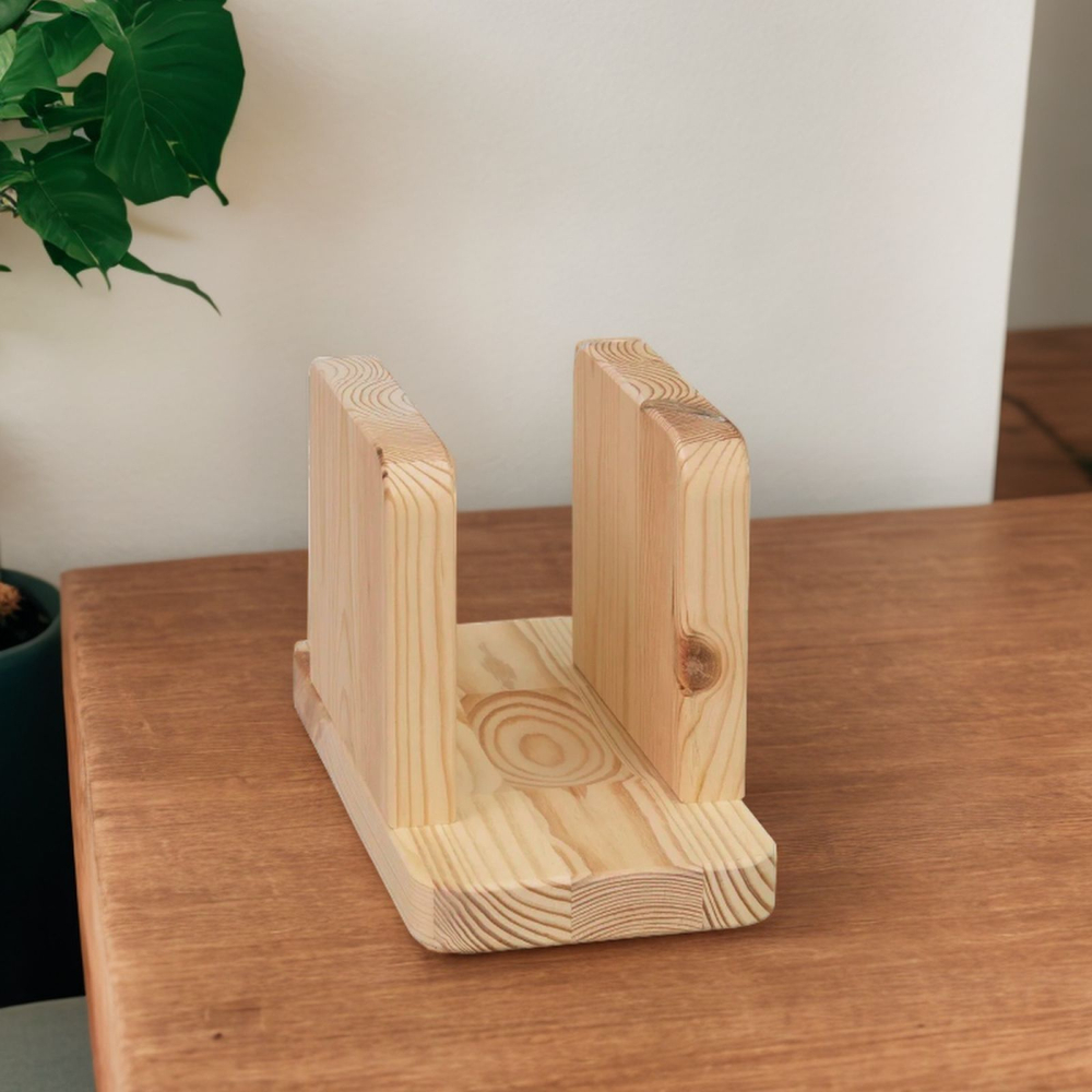 Доска разделочная деревянная, Лауро, набор на подставке 3 шт, круглые, массив сосны, Dipriz