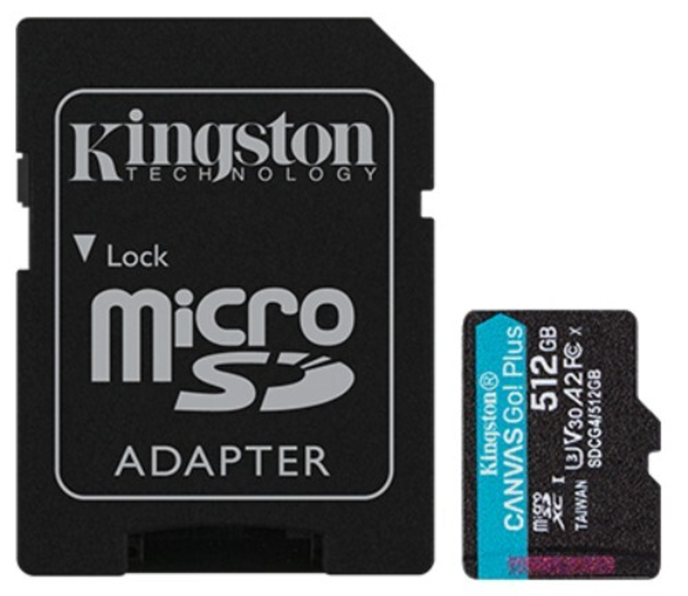 Карта памяти MicroSDXC 512GB Kingston SDCG4/512GB