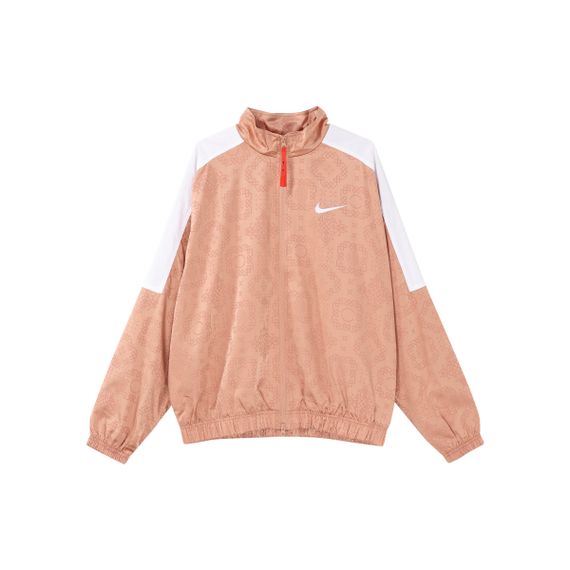 Nike x CLOT Rose Gold Silk Pattern Track Jacket