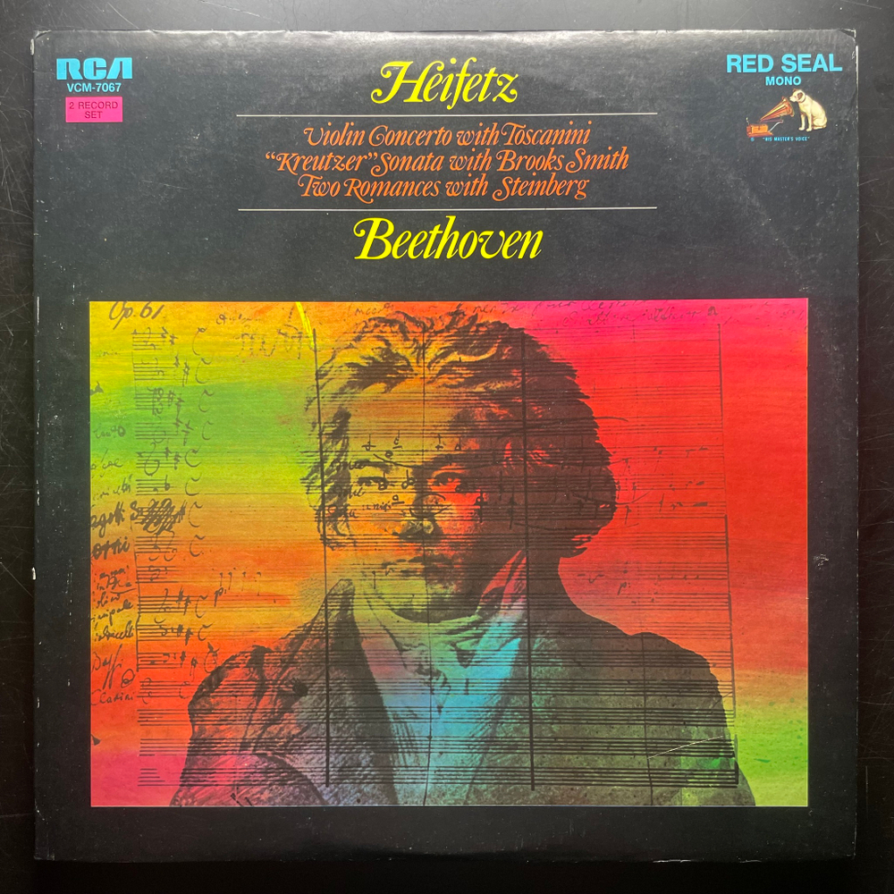 Бетховен - Концерт для скрипки / Крейцерова соната / Два романса 2LP (США 1970г.)