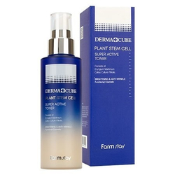 Farm Stay Derma Cube Plant Stem Cell Super Active Toner интенсивный тонер с лифтинг-эффектом и фитостволовыми клетками