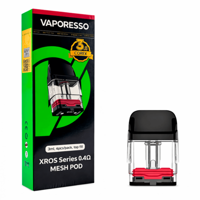 Картридж Vaporesso XROS 3ML 0.4 Ом COREX 3.0 - упаковка 4 шт