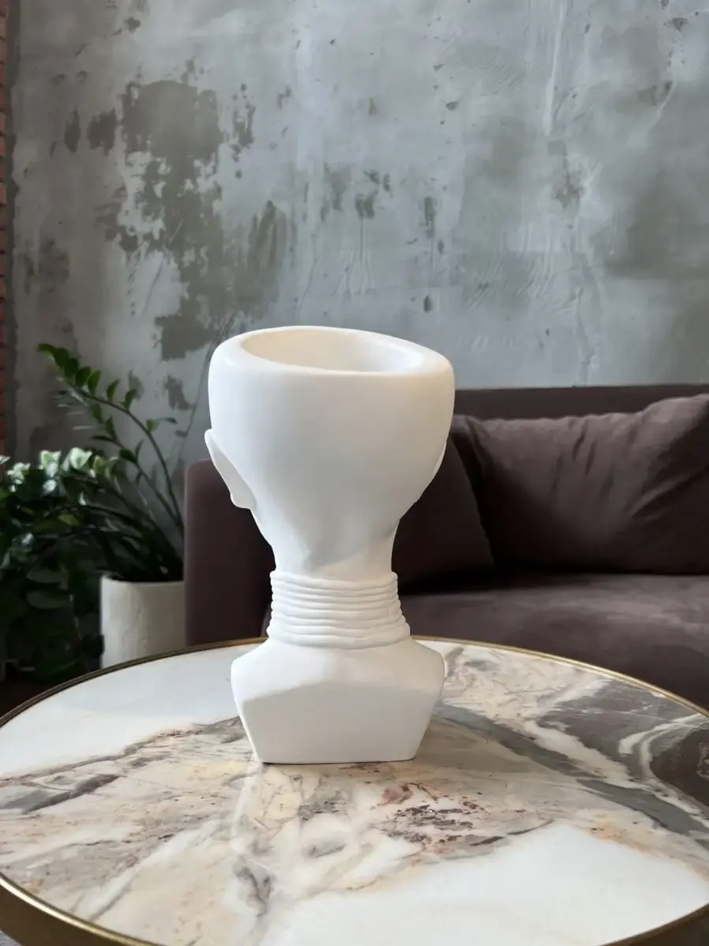 Кашпо гипсовое Декор для дома Статуэтка