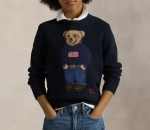 Хлопковый свитер с медвежонком Ralph Lauren