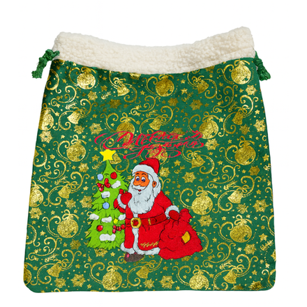 Рождественский подарочный мешочек 50*30