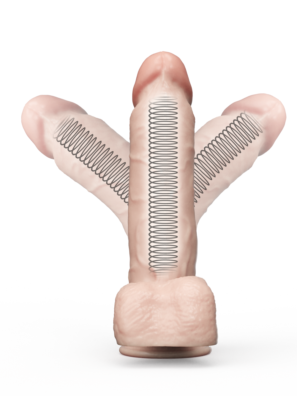 Фаллоимитатор неоскин на присоске F&F BEST COCK 8" 591504ru