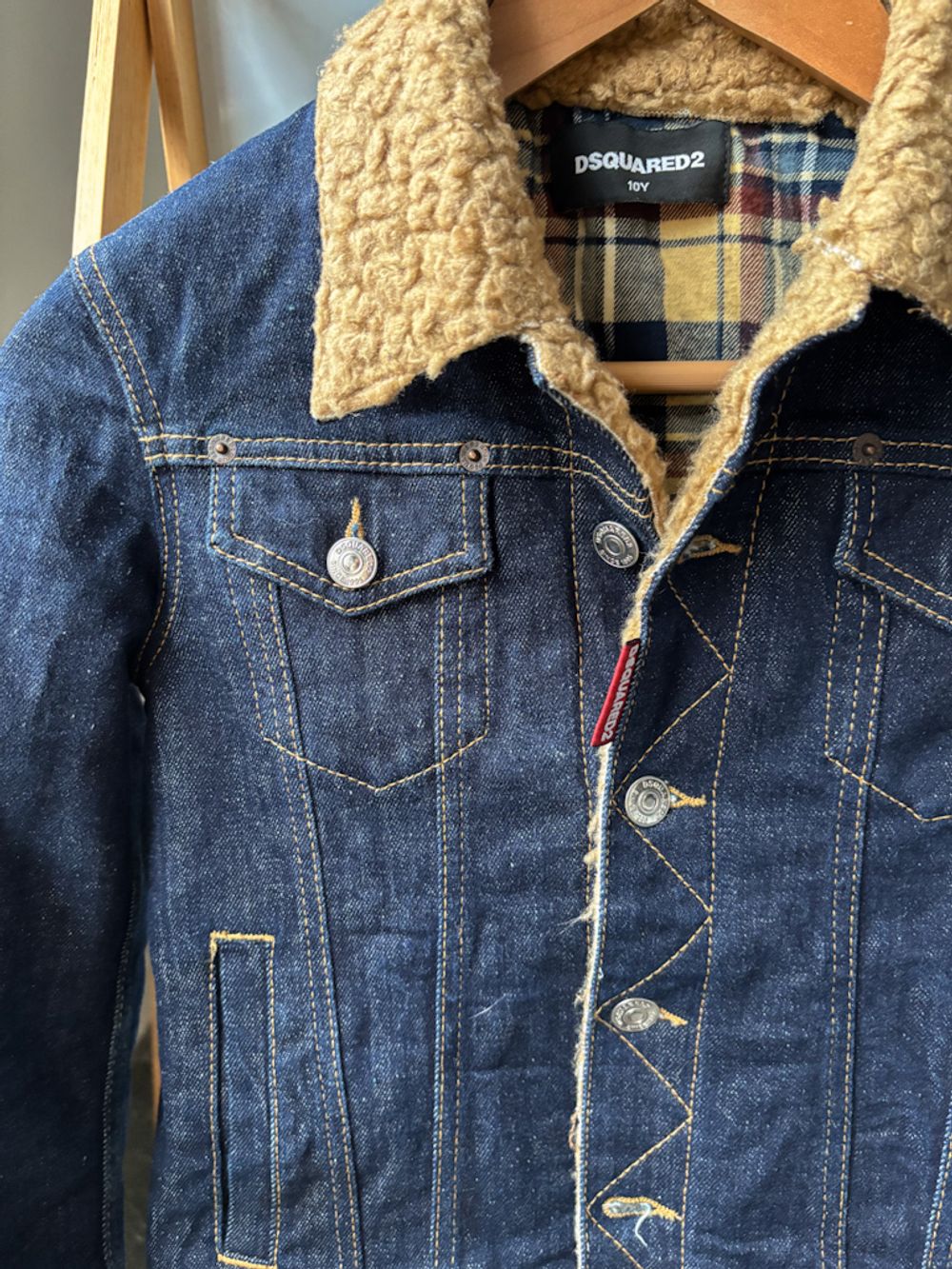Утепленная джинсовая куртка Dsquared2, 140
